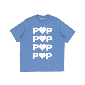 Pop Trading Company Hearts T-shirt Dutch Blue